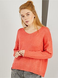 Pull en maille bouclette - Kiabi