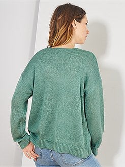 Pull en maille bouclette - Kiabi