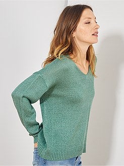 Pull en maille bouclette - Kiabi