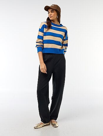 Pull en maille chaude col rond