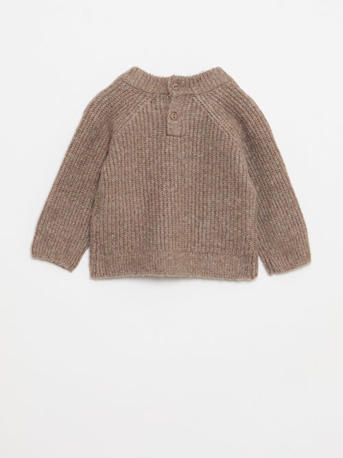 Pull en maille chaude - Kiabi