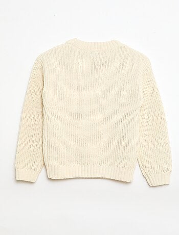 Pull en maille chenille