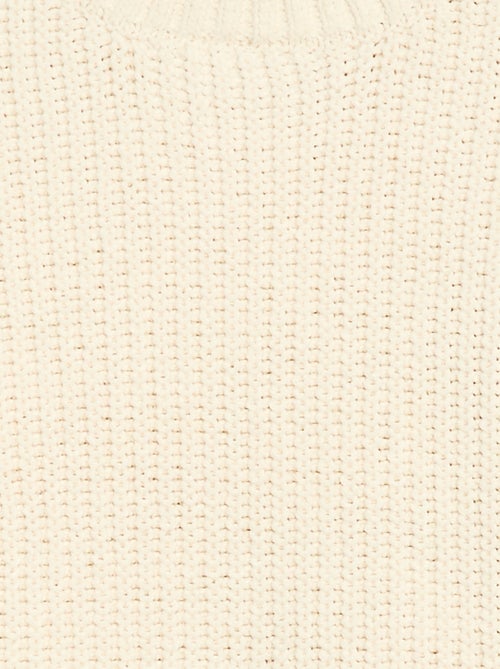 Pull en maille chenille - Kiabi