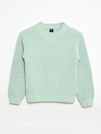 Pull en maille chenille