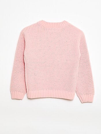 Pull en maille chenille
