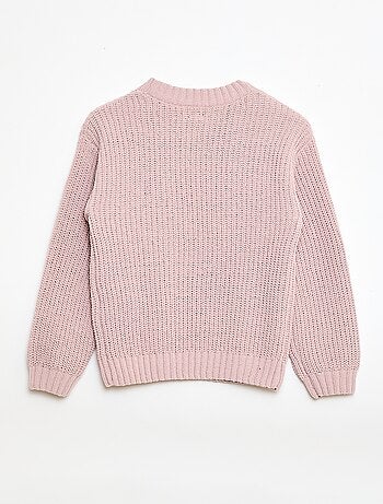 Pull en maille chenille