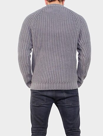 Pull en maille col chale