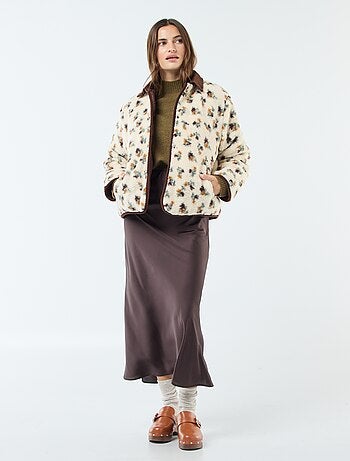 Pull en maille col montant
