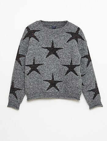 Pull en maille col rond
