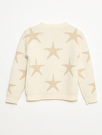 Pull en maille col rond