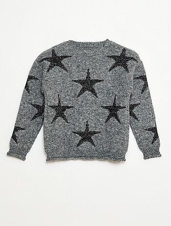 Pull en maille col rond