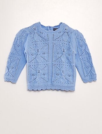 Pull en maille compact fantaisie