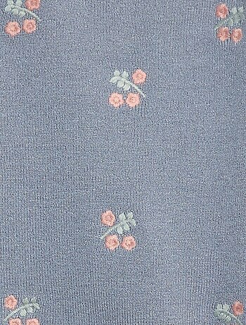Pull en maille compacte avec broderies