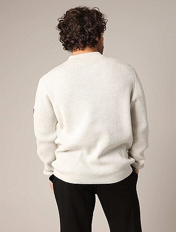 Pull en maille côtelé
'Deeluxe'