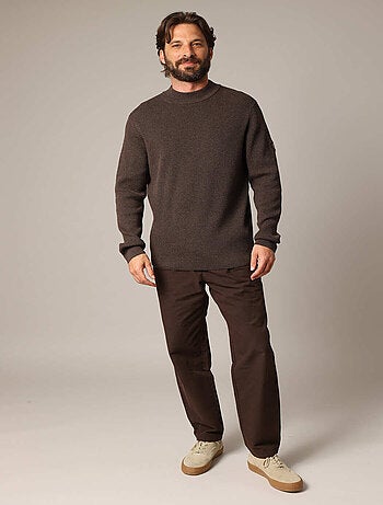 Pull en maille côtelé
'Deeluxe'