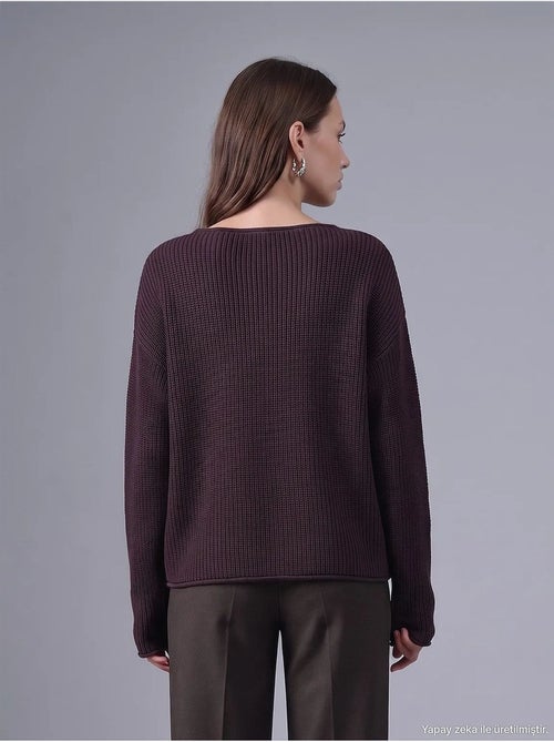 Pull en maille côtelée à col bateau pour femme dilvin - Kiabi Pull en maille côtelée à col bateau pour femme dilvin - Kiabi