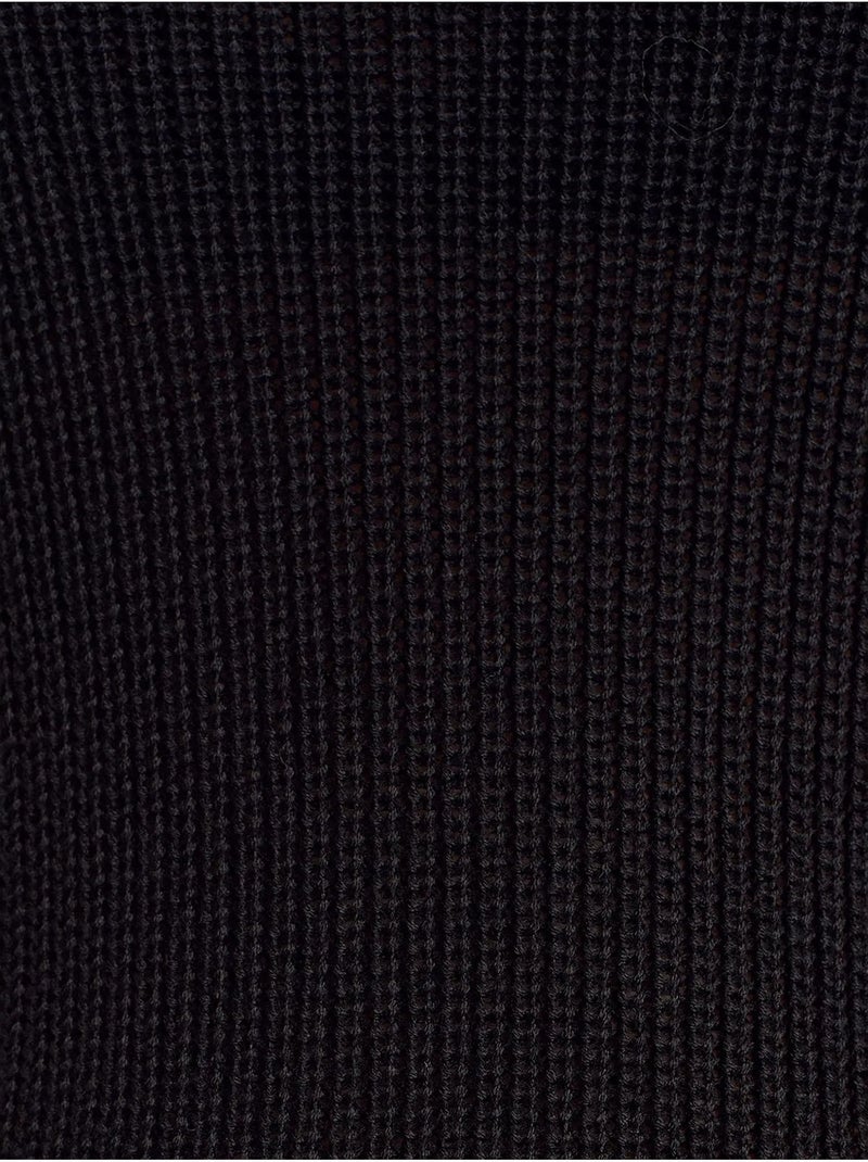Pull en maille côtelée à col bateau pour femme dilvin Noir - Kiabi
