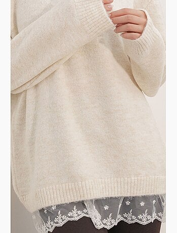 Pull en maille côtelée bdart