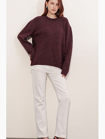 Pull en maille côtelée bdart