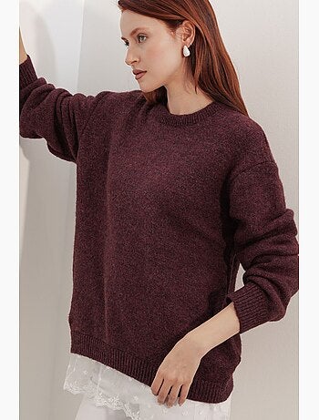 Pull en maille côtelée bdart