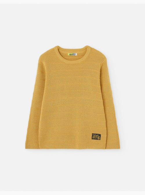 Pull en maille côtelée - Kiabi