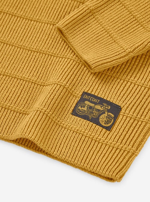 Pull en maille côtelée - Kiabi