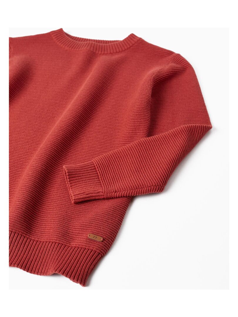 T-shirt Garçon Nutmeg Rouge - 9-10 Ans, Coton, Manches Courtes (occasion état Neuf)