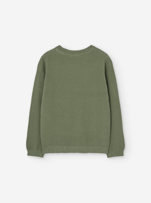 Pull en maille de coton - Kiabi