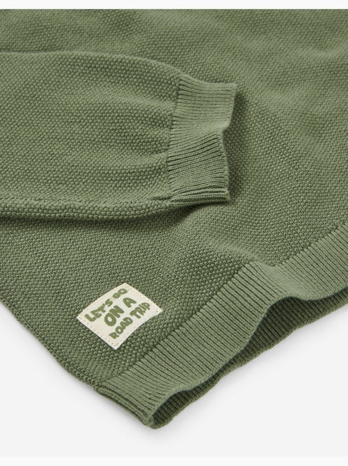 Pull en maille de coton - Kiabi