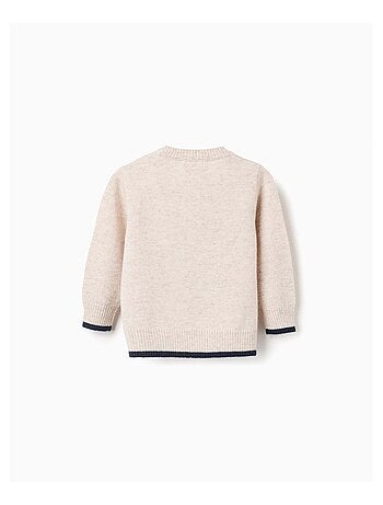 Pull en maille de laine mélangée