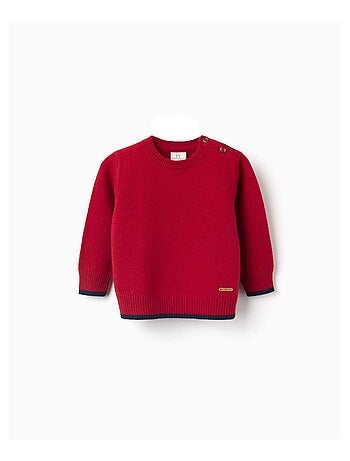 Pull en maille de laine mélangée