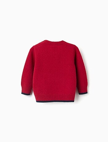 Pull en maille de laine mélangée