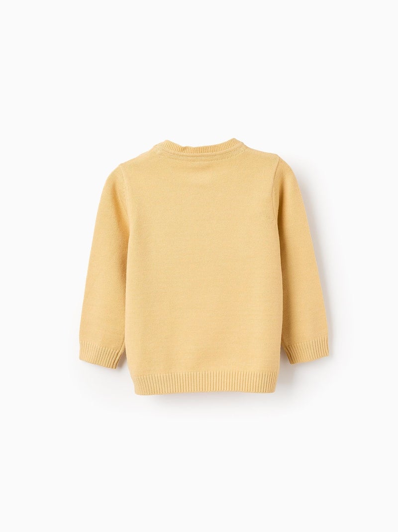 Pull en Maille Douce Jaune clair - Kiabi