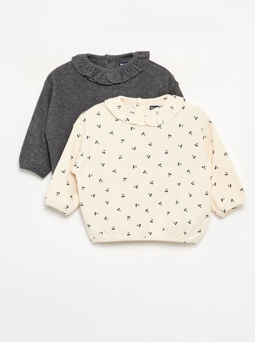 Pull en maille doudou - Kiabi