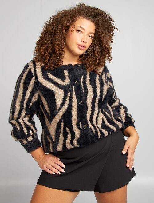 Pull en maille doudou 'Vero Moda Curve' - Kiabi