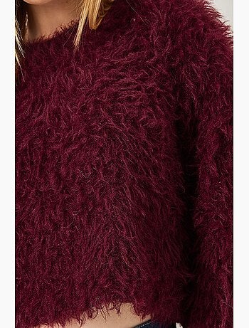 Pull en maille duveteuse lucci