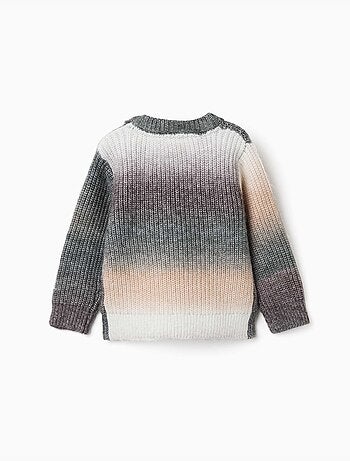 Pull en maille épaisse avec effet dégradé