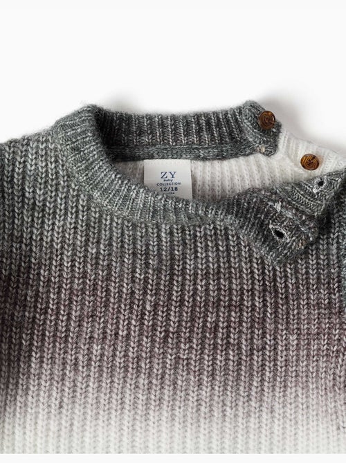 Pull en maille épaisse avec effet dégradé - Kiabi Pull en maille épaisse avec effet dégradé - Kiabi