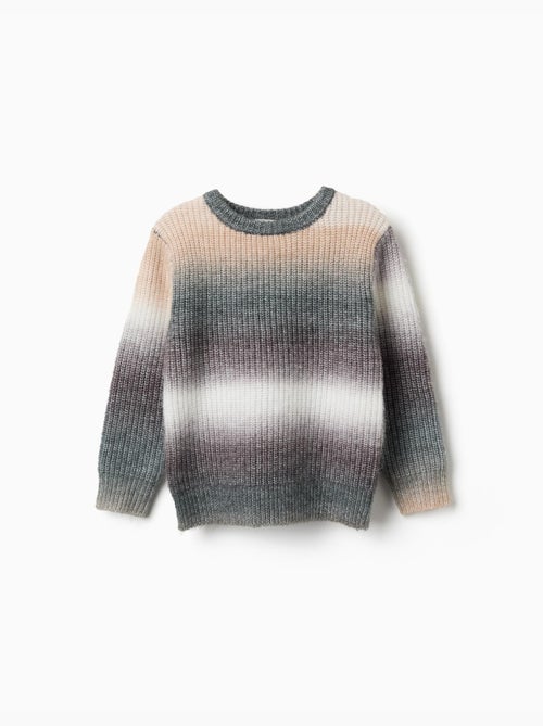 Pull en maille épaisse avec effet dégradé - Kiabi Pull en maille épaisse avec effet dégradé - Kiabi
