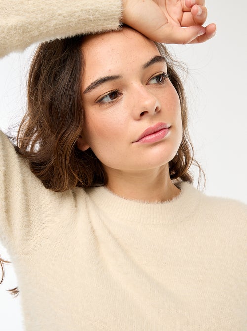 Pull en maille fantaisie - Kiabi