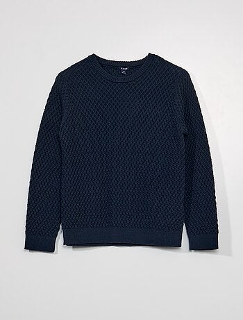 Pull en maille online bleu