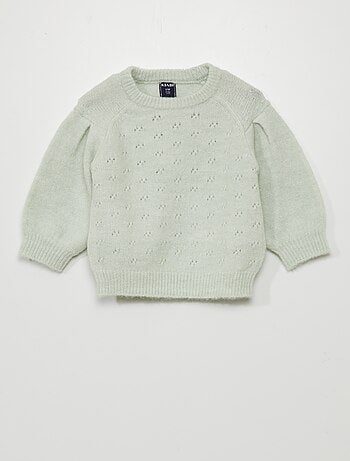 Pull en maille avec effet thermique pour nouveau-né 'Moons' SUNRISE BLISS -  Blanc - Kiabi - 18.99€