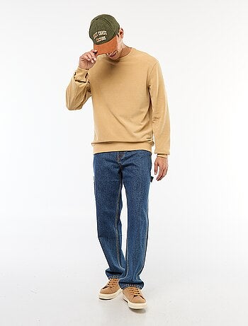 Pull en maille fantaisie coupe regular