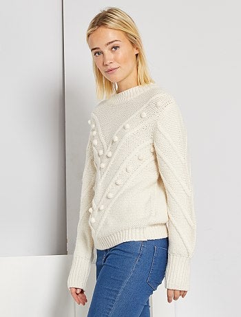 Pull en maille fantaisie