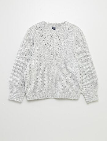 Pull en maille fantaisie