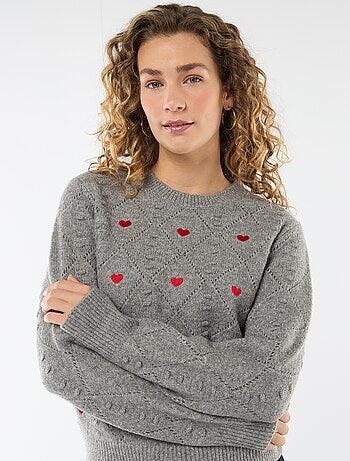 Pull en maille fantaisie