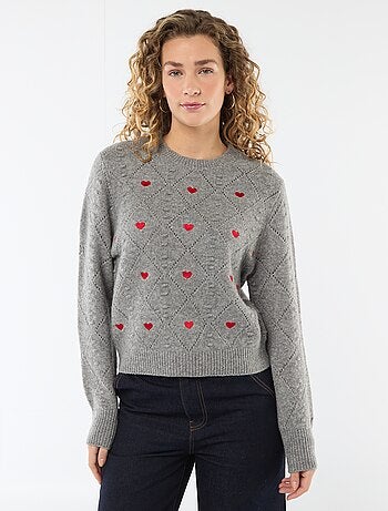 Pull en maille fantaisie