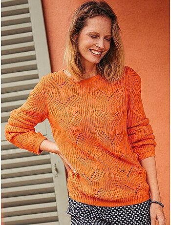 Pull en maille fantaisie