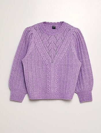 Pull en maille fantaisie