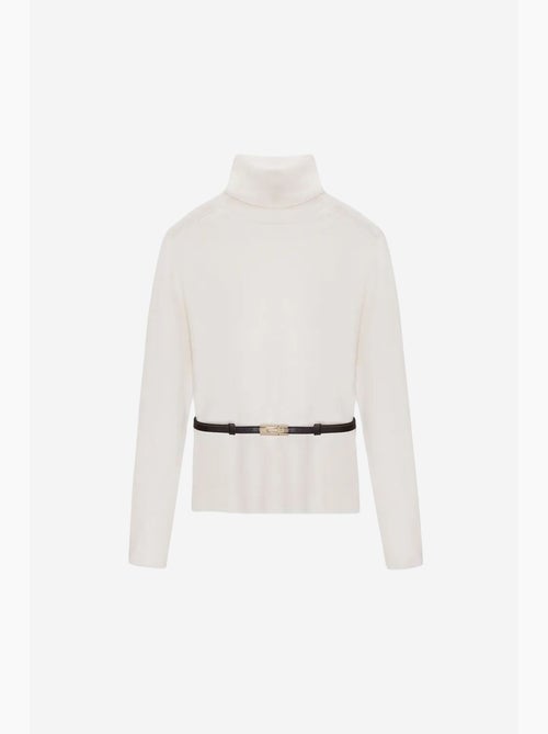 Pull en maille femme à col roulé et ceinture dilvin - Kiabi Pull en maille femme à col roulé et ceinture dilvin - Kiabi